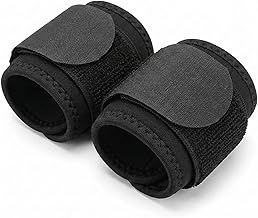 VAZCAN® 2 x Adjustable Wrist Wraps with Self-Stick Closure, Breathable, Elastic, Durable and Versatile for Therapeutic or Sports Use