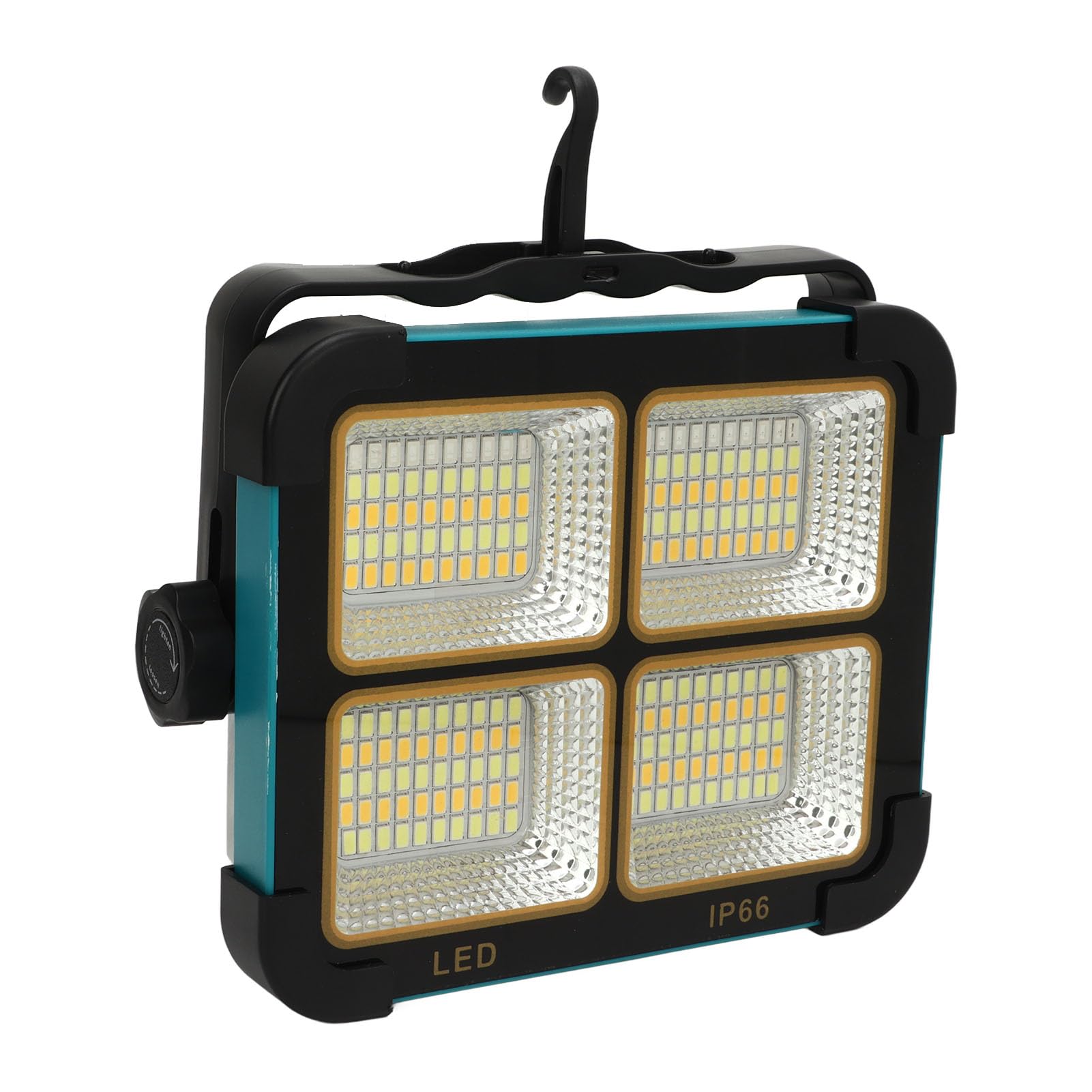 Led-bouwlamp, 100 W, accu, zonne-werklamp, draagbaar, 12000