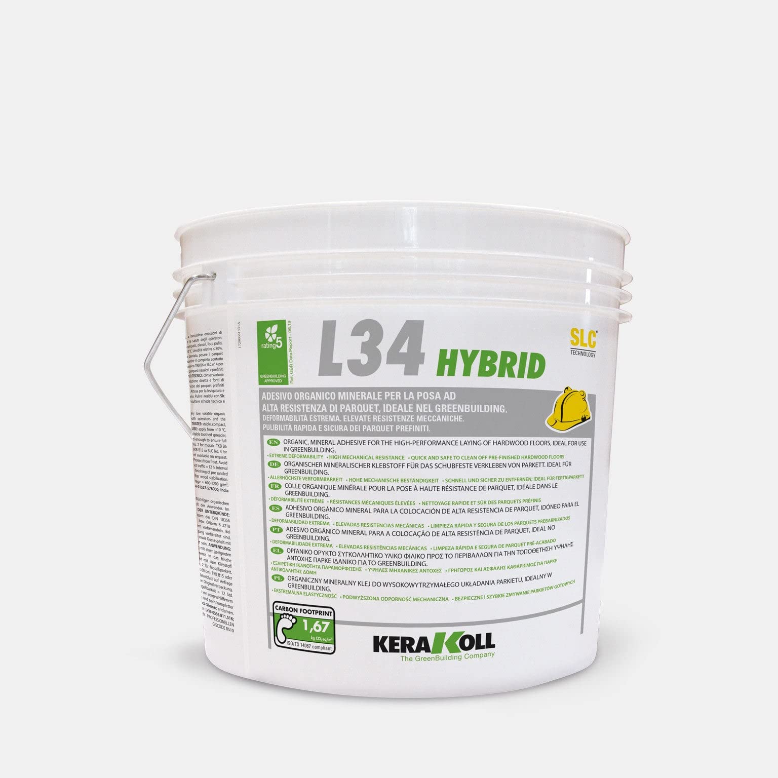 Kerakoll L34 Hybrid - colore neutro 18 kg adesivo organico minerale per posa parquet