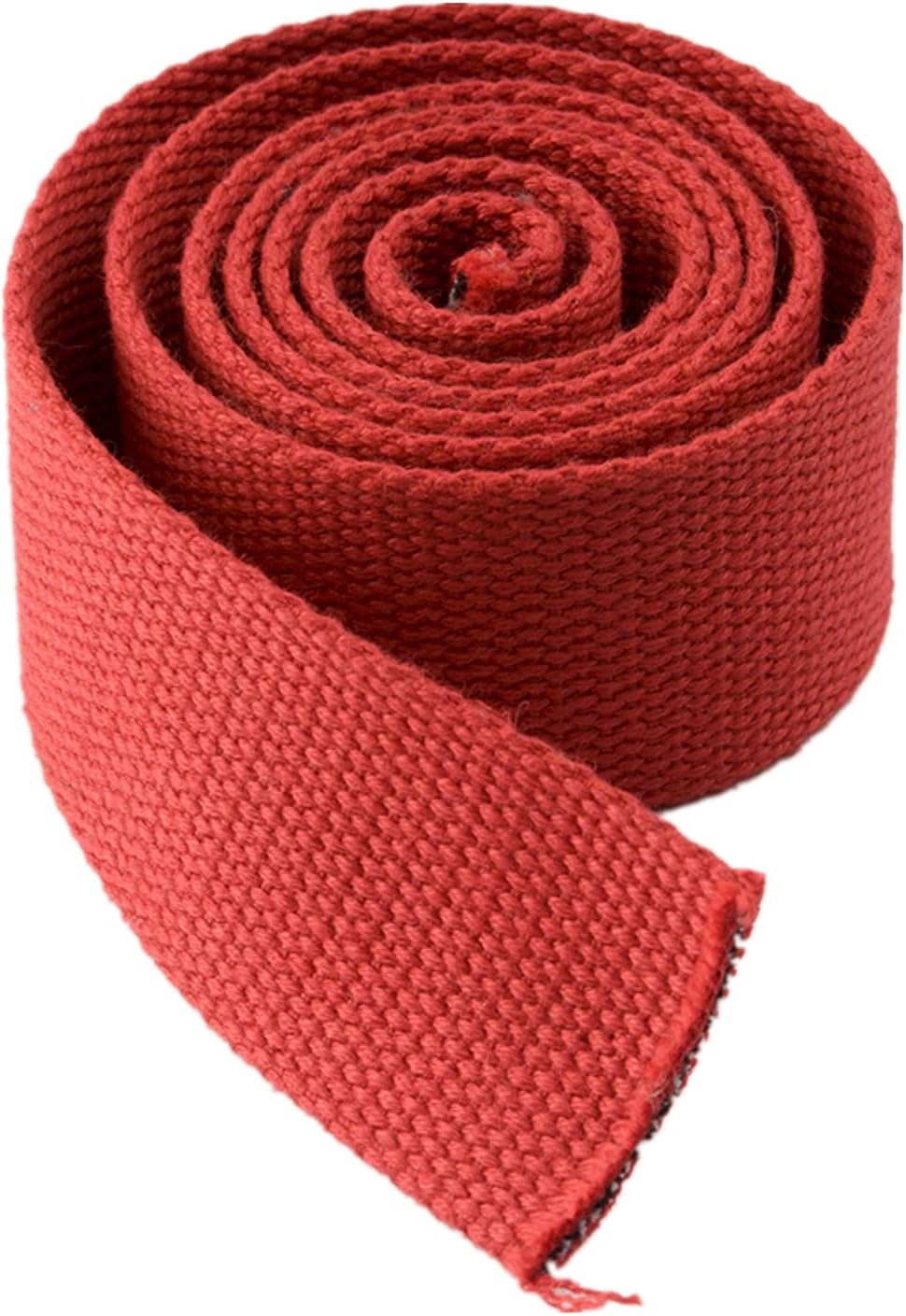 Webbing ，Strapheavy Duty Nylon Webbing， Strap for Bags Cotton Canvas Backpack Strap, Polyester-Cotton Textile Straps DIY Outdoor Military Training Bag Strap,10 Yards/roll(Dark Red,25mm)
