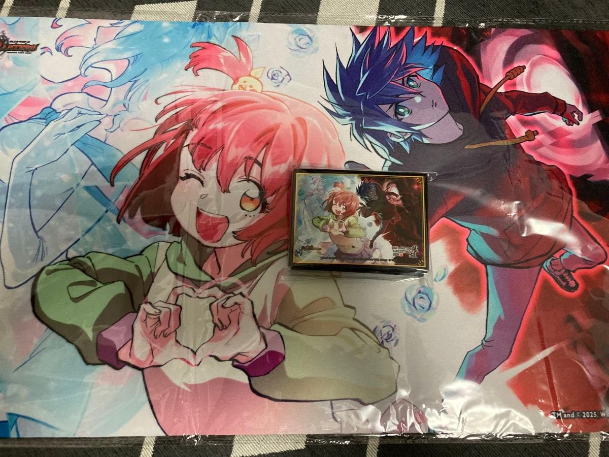 デュエマ　ファンフェスティバル　追憶の水晶　プレイマット1個+スリーブ2個セット デュエマ ファンフェスティバル 追憶の水晶 プレイマット1個+