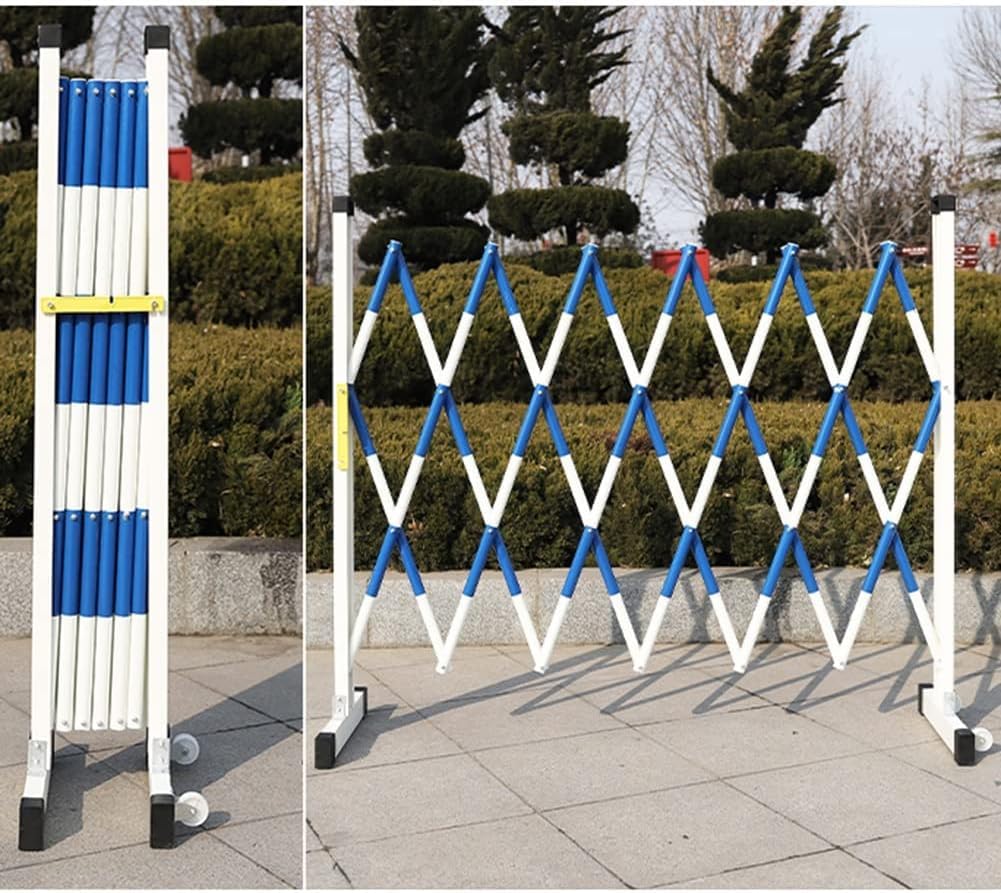 Barriere pieghevoli in metallo espandibili per controllo della folla, barriera blu a installazione rapida, blocchi di sicurezza portatili 1,2 m x 1,5 m per eventi e gestione del traffico