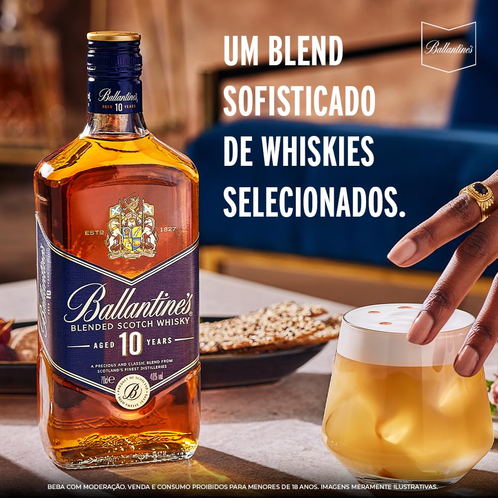 ウイスキー Ballantine's Blended Scotch Whisky Ballantine's 10 Year Old Scotch Whisky - 1 Litre : Amazon.co.uk