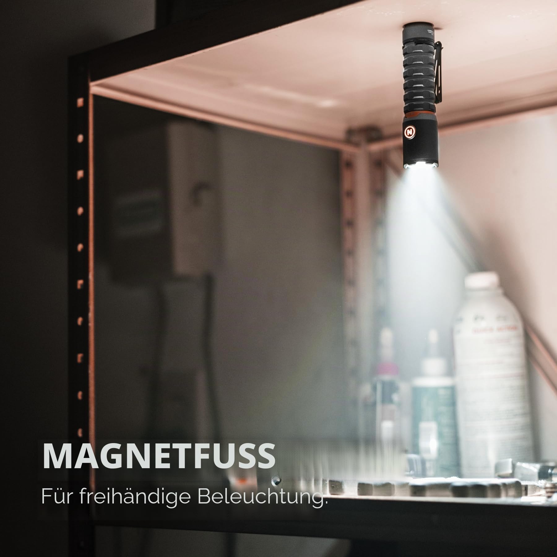 NEBO Torchy 2K Taschenlampe & Arbeitsleuchte - USB-C Wiederaufladbare Camping- & Arbeitstaschenlampe mit 5 Lichtmodi - Bis zu 30 Stunden Betriebsdauer - Abnehmbarer Taschenclip - Wasserfest
