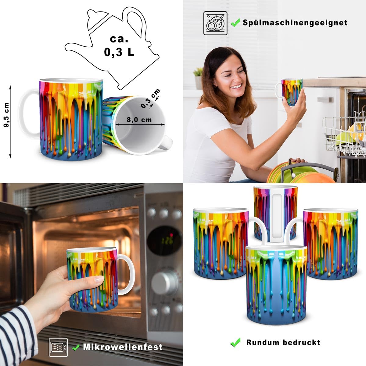 Mok met spreuk grappig Ik hou van kippen ontbijt paaseieren kip cadeau voor boeren