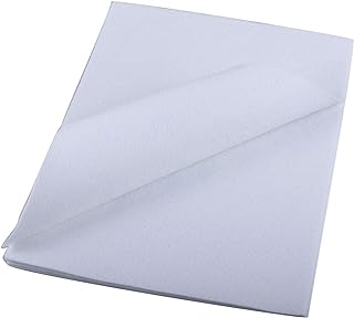 YYCRAFT Craft Soft Felt Sheets 9 Inch X 12 Inch - 24 Pcs Pack, White
