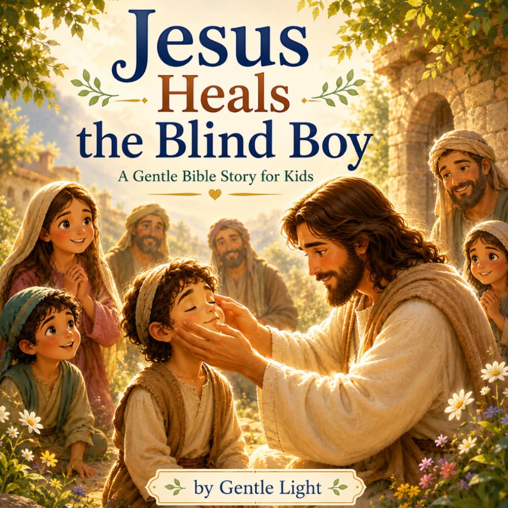 Jesus Heals the Blind Boy: A Christian Bedtime Story for Kids