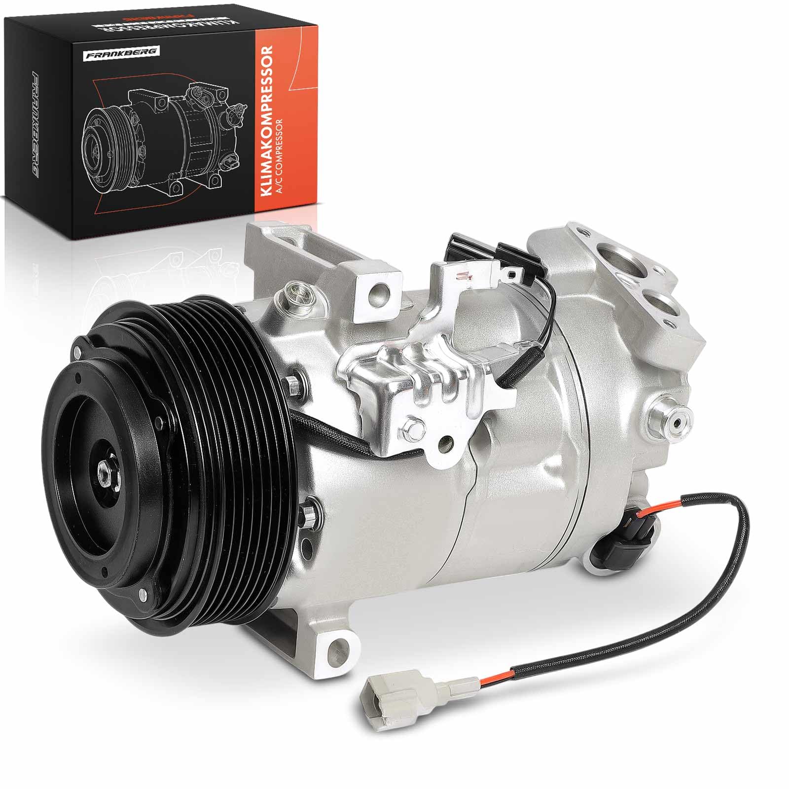 Frankberg Compresseur de climatisation avec embrayage 926009944R | Compatible avec: Scénic III JZ0/1, Scénic III Van JZ0/1, M.e.g.a.n.e III Grandtour KZ0/1