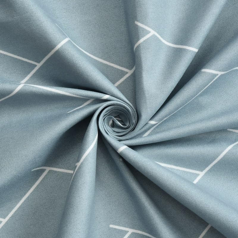 Image of NHD HOME Premium Cotton All Round Elastic Fitted Bedsheets with 2 Pillow Covers Double Bed All Around Elastic Supersoft Size - 72 x 78 +10 inches Sky Blue 200 tc - 220 tc