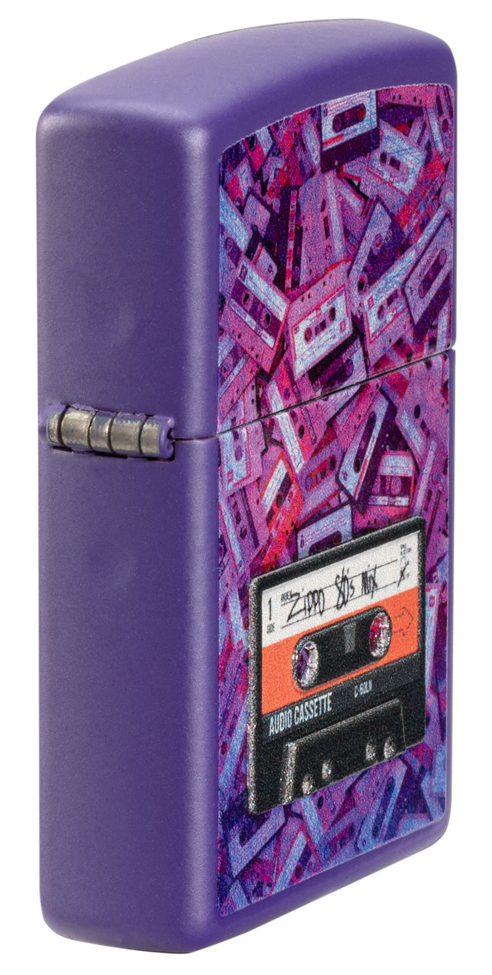 Amazon.co.jp: Zippo カセットテープデザイン パープルマット