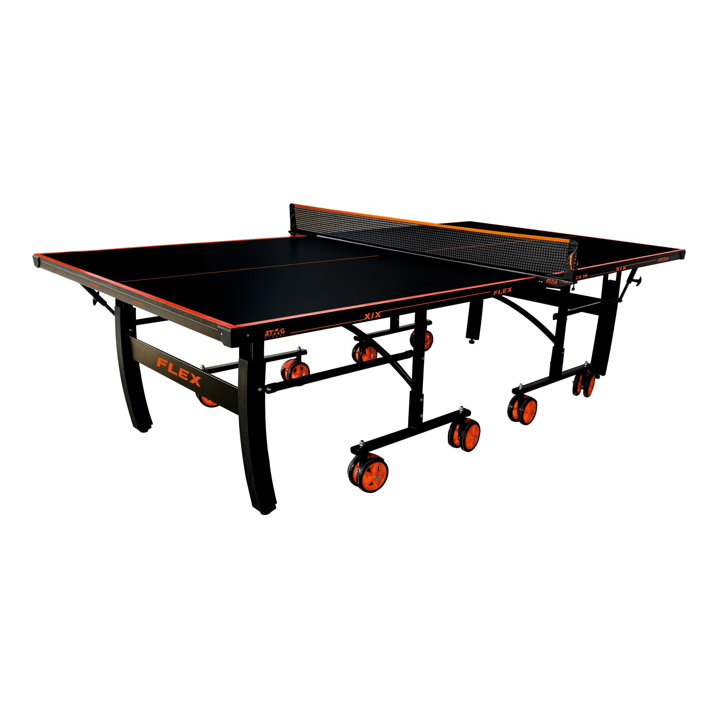 STAG GLOBAL 19mm XIX Flex Table Tennis Table (New Launch) | Foldable Ping Pong Table with Net, Cover, 2 Bats & 6 Balls | Quick Assembly & Playback Mode | Indoor TT Table for Home & Office-picture-27