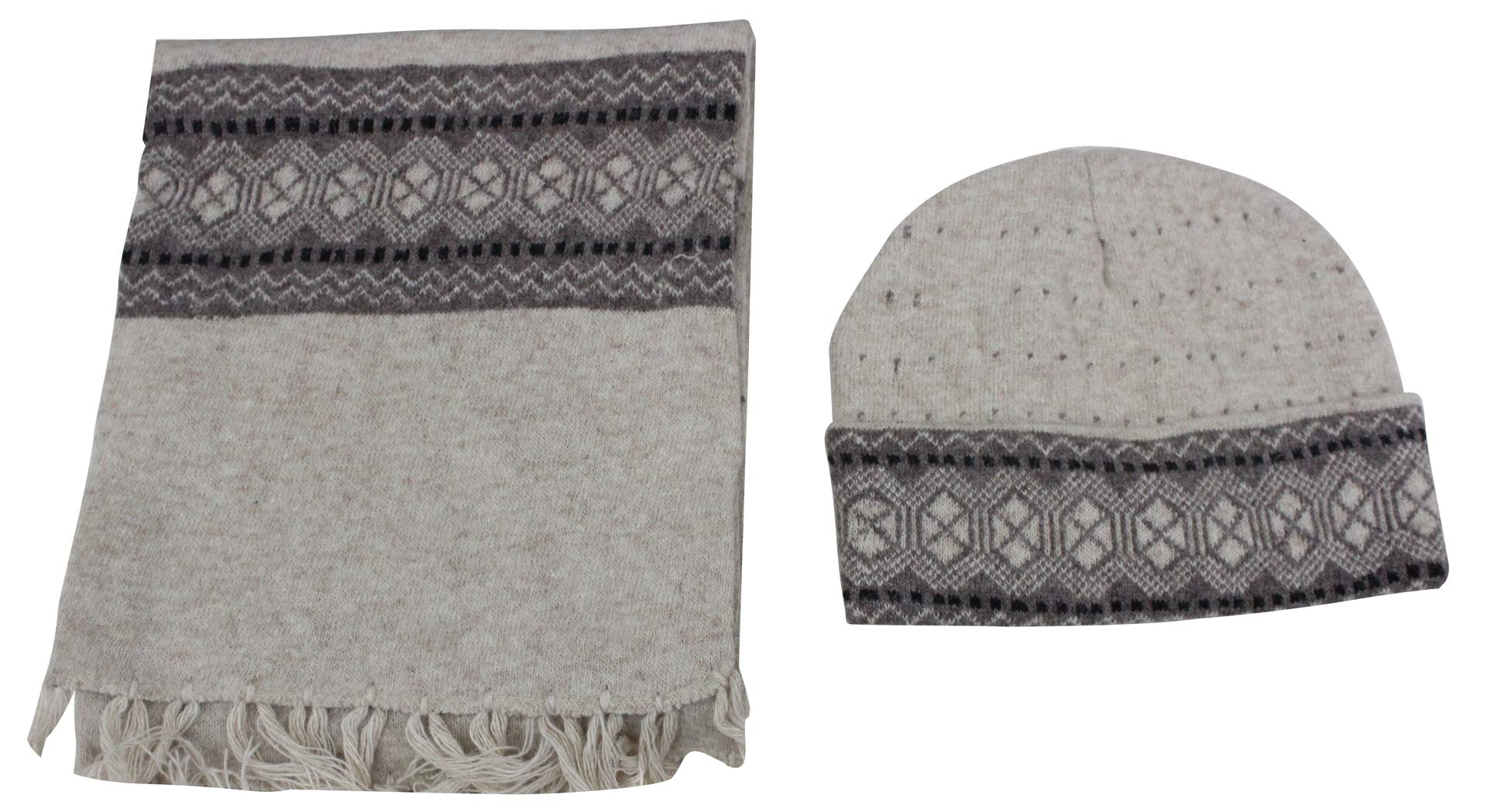 nx Men's 100% Wool Winter Cap Muffler Combo in 4 Colors-image-20