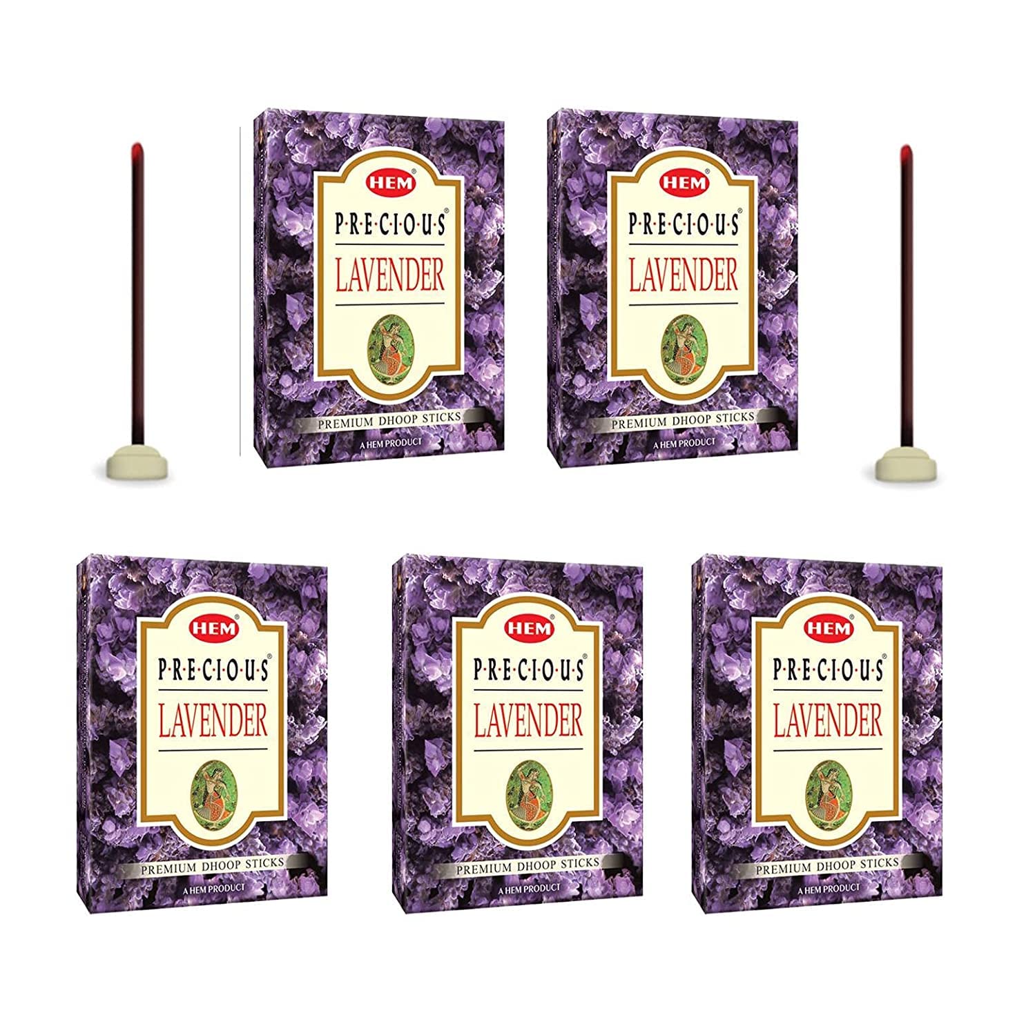 HEM Lavender Premium Dhoop Sticks - Pack of 5 (B09B2D8YXH) Amazon Price History, Amazon Price Tracker