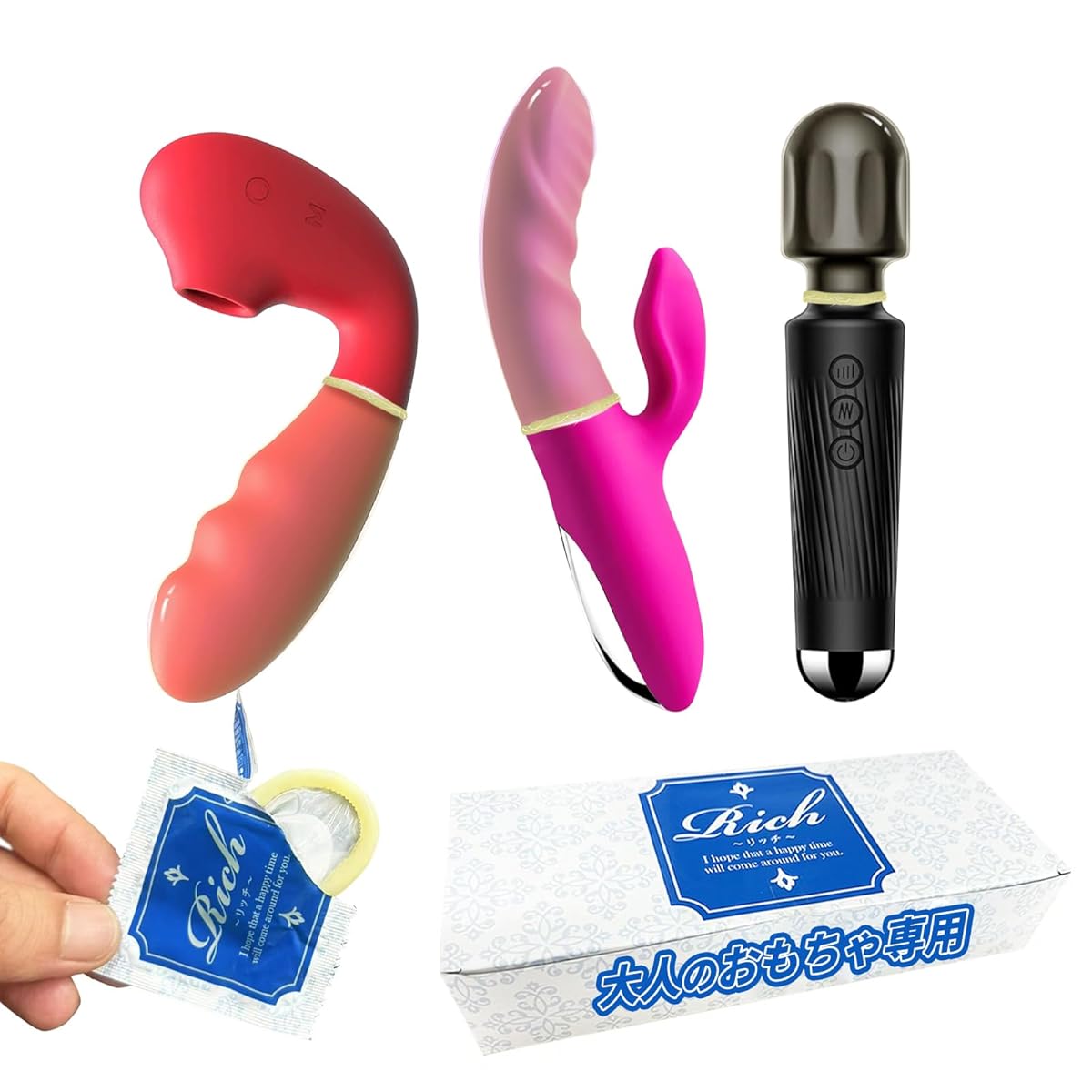 ISO認証【タイ製】大人のおもちゃ用 コンドーム バイブ用【お徳用パック 144枚セット】 潤滑ゼリー付き 業務用コンドーム まとめ買い 柔らかく滑らか 普通サイズ