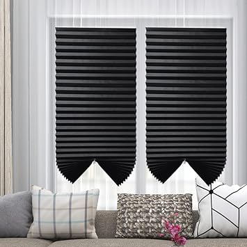 MYshade 6 Tende Oscuranti Pieghettate In Carta – Adesive, Tagliabili, Senza Fori, Per Finestre Temporanee - 2
