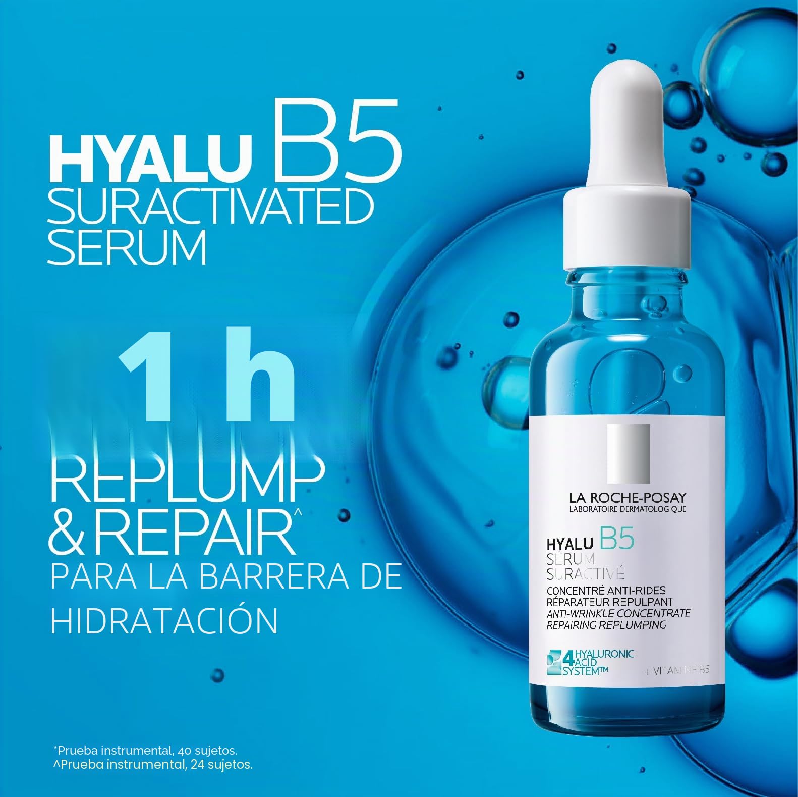 La Roche-Posay Hyalu B5 - Sérum regenerador de relleno, suero antienvejecimiento, con ácido hialurónico y provitamina B5, 50 ml