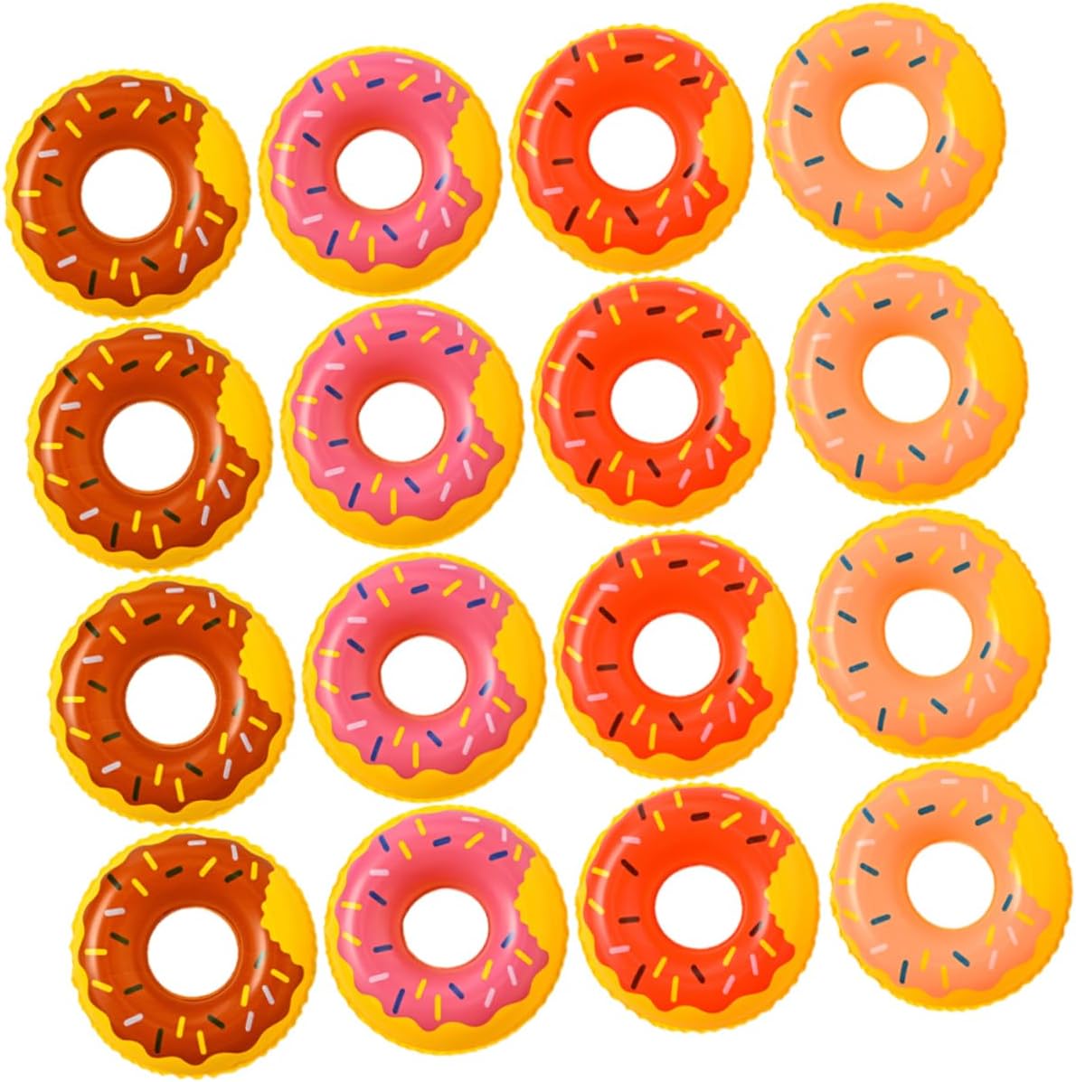IMIKEYA Mini Swimming Rings for Inflatable Doughnut Bath Adornments for Bathtub Decoration Realistic Swim Ring