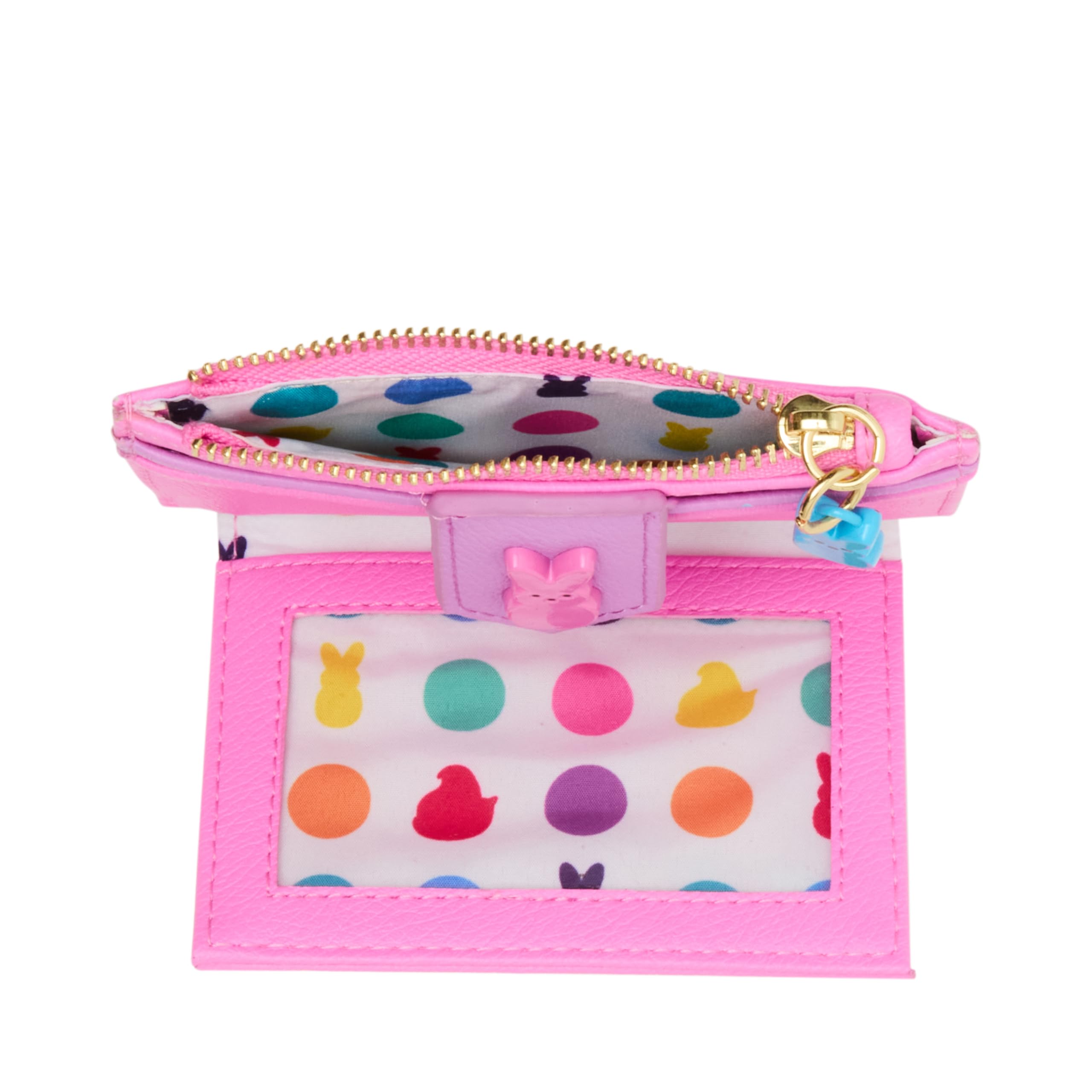 Betsey Johnson Women's x Peeps Bifold Wallet, Pink Multi, One Size