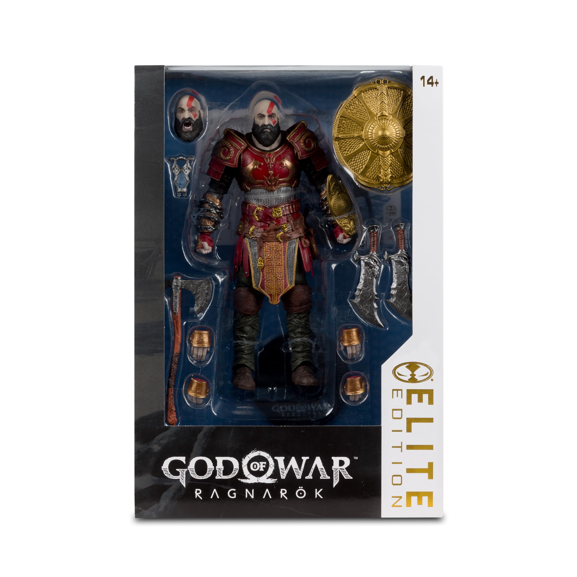 McFarlane God of Elite Edition Kratos with Ares Armor - Figura de acción (18 cm)