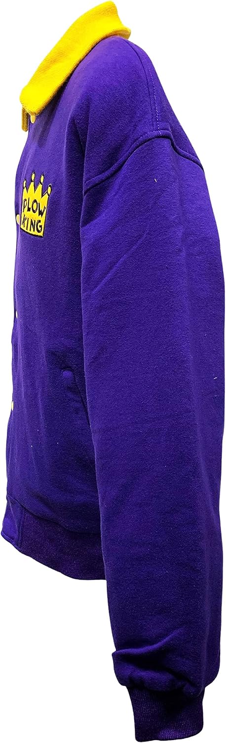 My Party Shirt Plow King Jacket - Barney Gumble Costume & Everyday Wear Coat - TV Show Gift Snow Removal Winter Bomber Purple