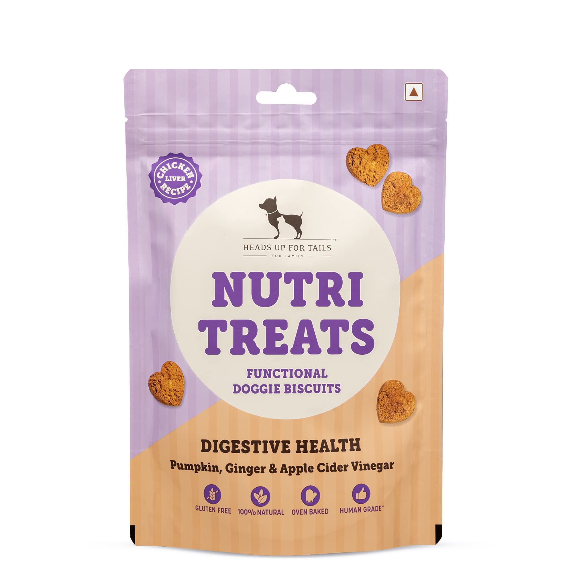 Heads Up For Tails Nutri Treats Digestive Health - 150 gm (B0C4FN7WYF) Amazon Price History, Amazon Price Tracker
