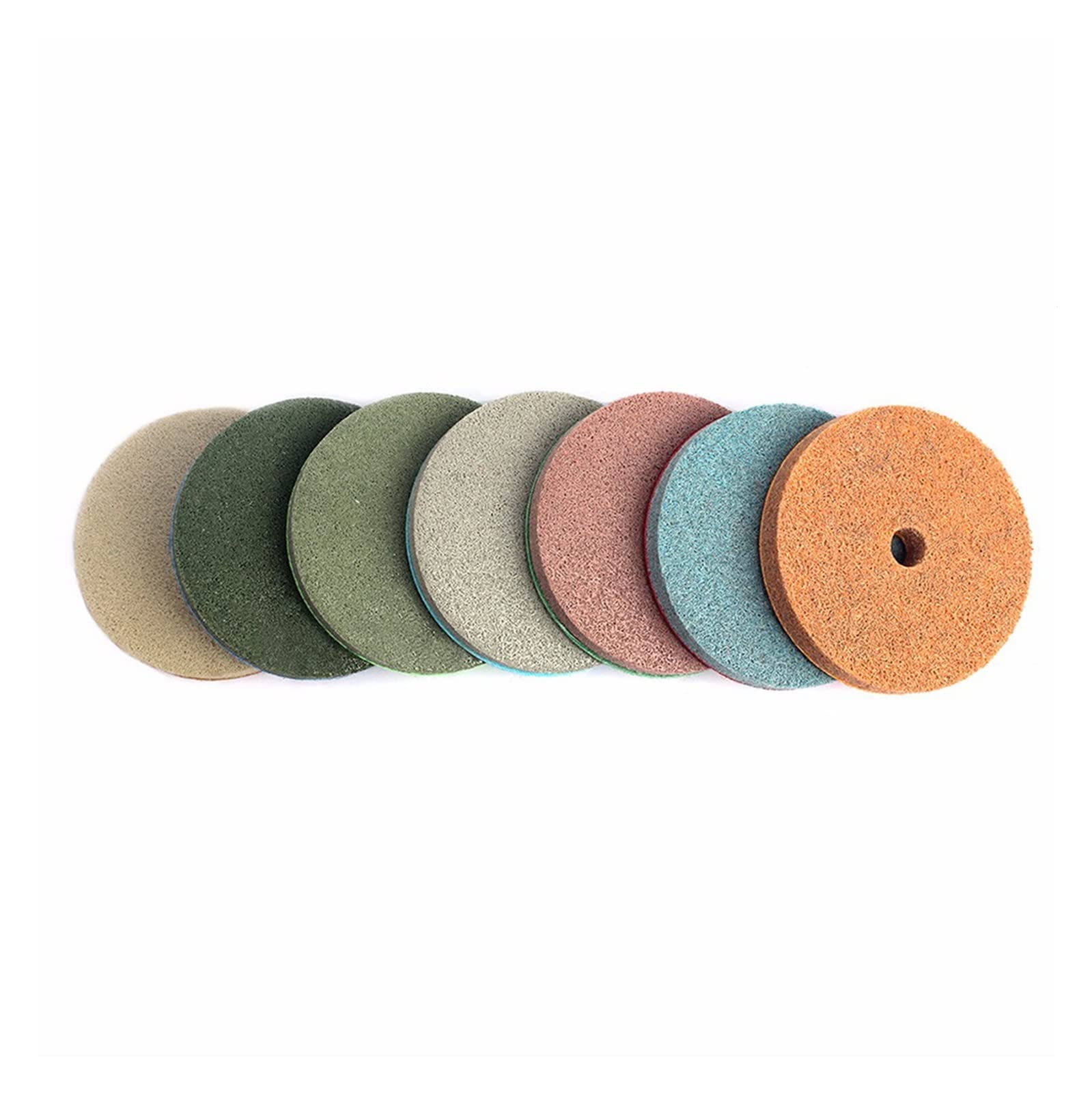 3quot;Almohadilla de pulido Flexible de esponja de piedra de mármol de 80MM for suelo de hormigón de granito herramienta de pulido de guijarros de piedra de cuarzo 7 Uds fangzi (Size : 1000,