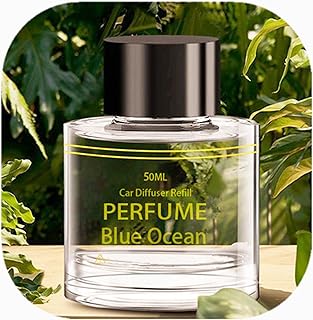 Smart Car Air Fresheners Refill 50ML Made with Natural Plant Extracts Compatible with Various Car Diffuser Refill Universal Perfume Available for 3-5 Months (Blue Ocean)