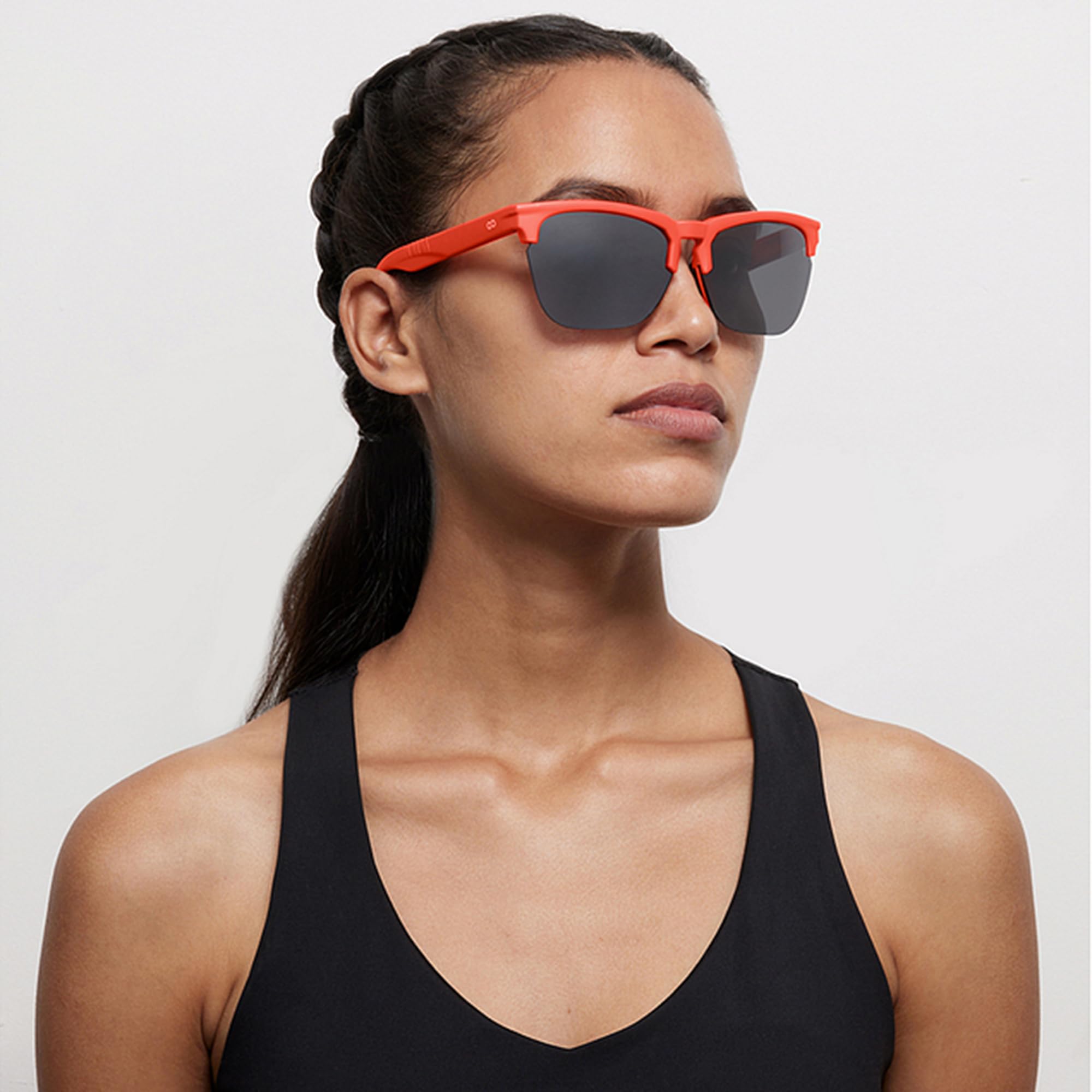 Lenskart Boost LKB S15376 - Gafas de sol deportivas | Semimarco | 100% protección UV | Gafas de sol para hombre y mujer | L (138 mm y más)
