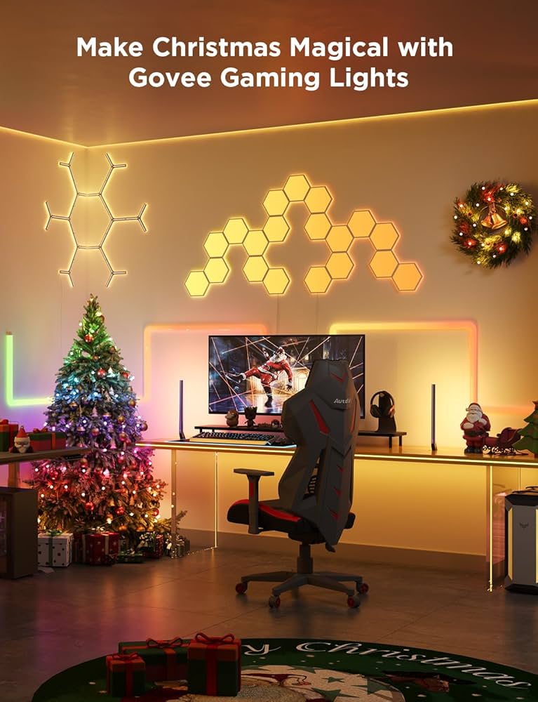 Amazon.com: Govee Glide Hexa Light Panels, RGBIC Hexagon LED
