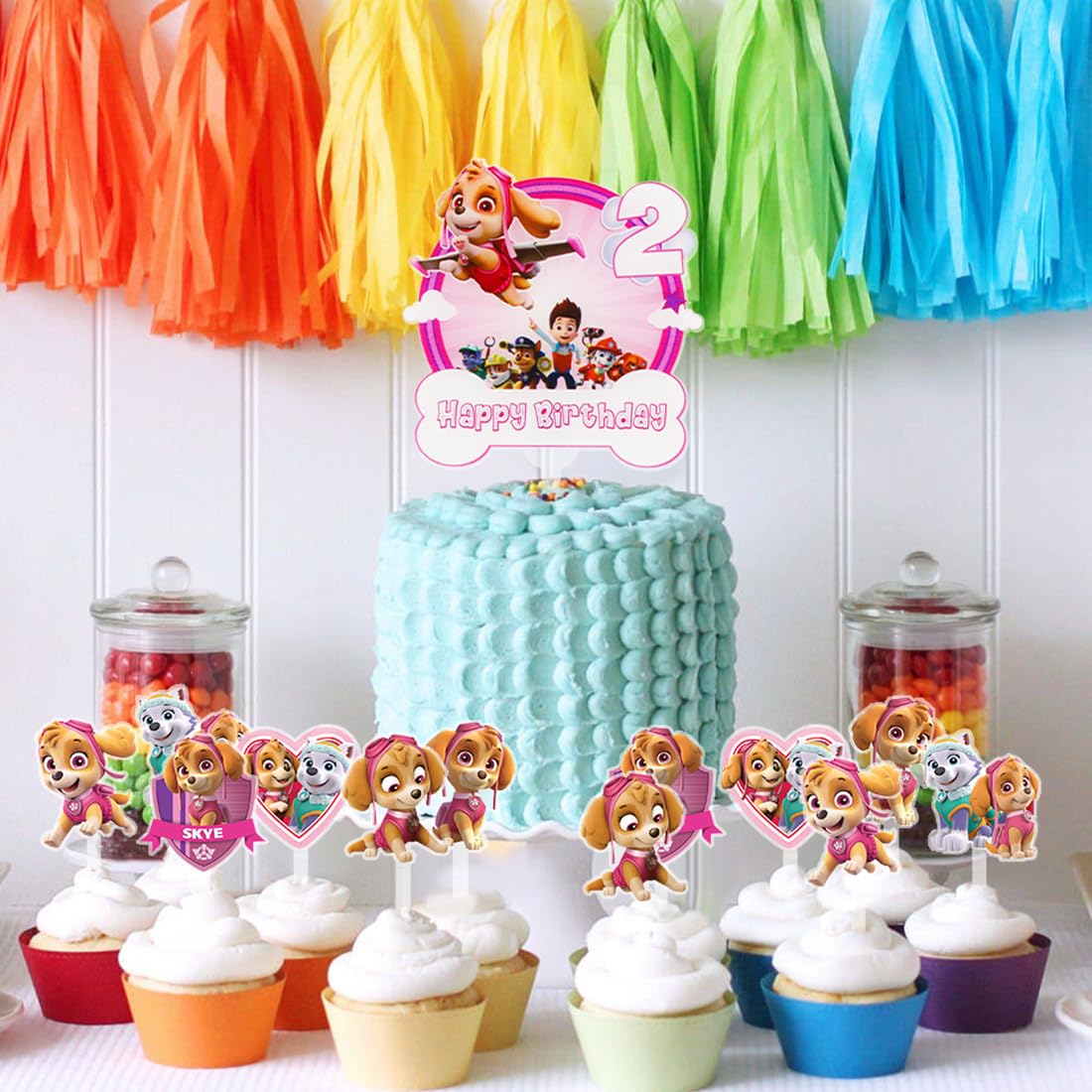 Katzen-Kuchen-Topper Set – 11-teilig Mit Happy Birthday Banner, Für Geburtstagstorten & Cupcakes