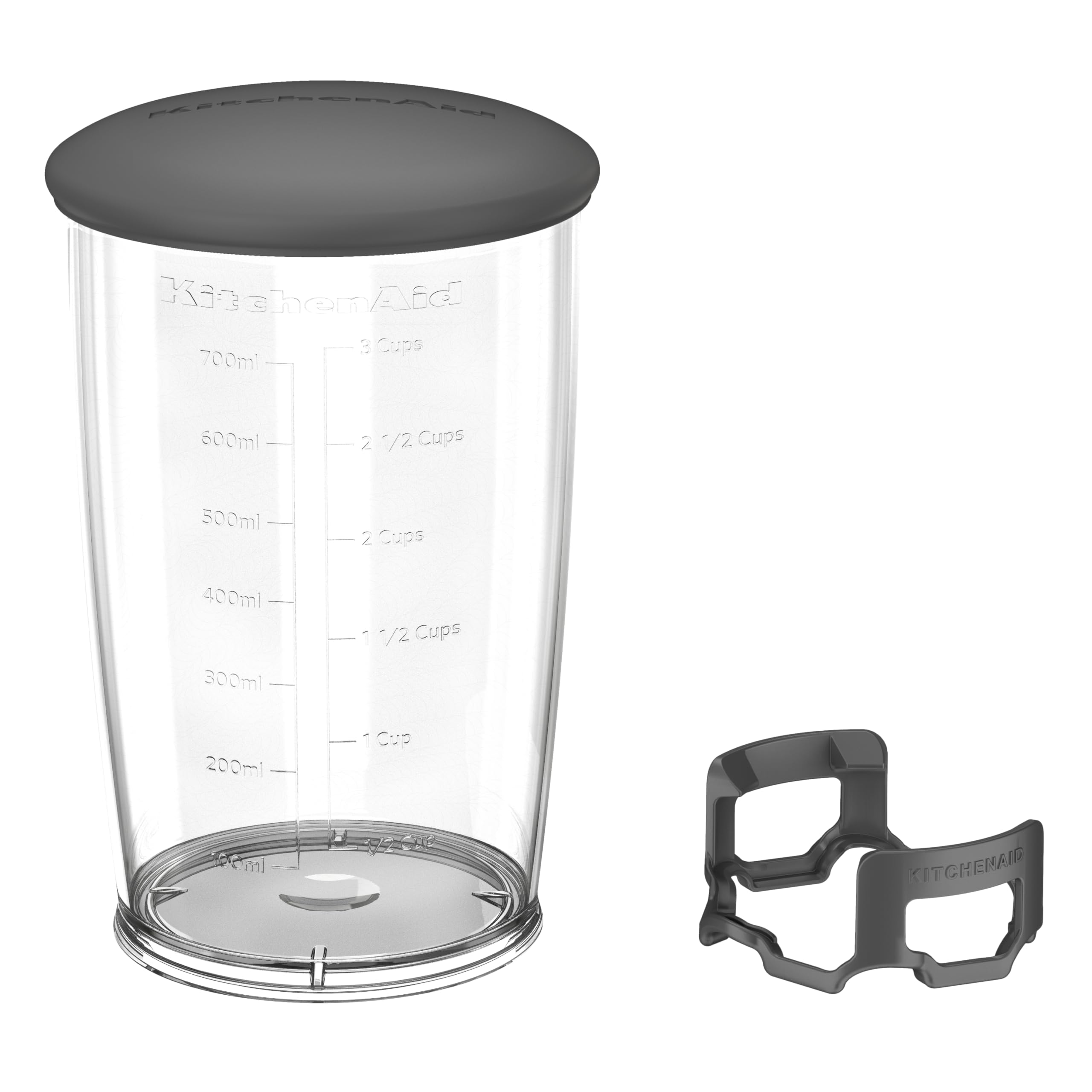 Kitchenaid Kabelloser Stabmixer - Kitchenaid Go - Tragbarer Stabmixer und 700ml mixbehälter - Mit akku - Schwarz