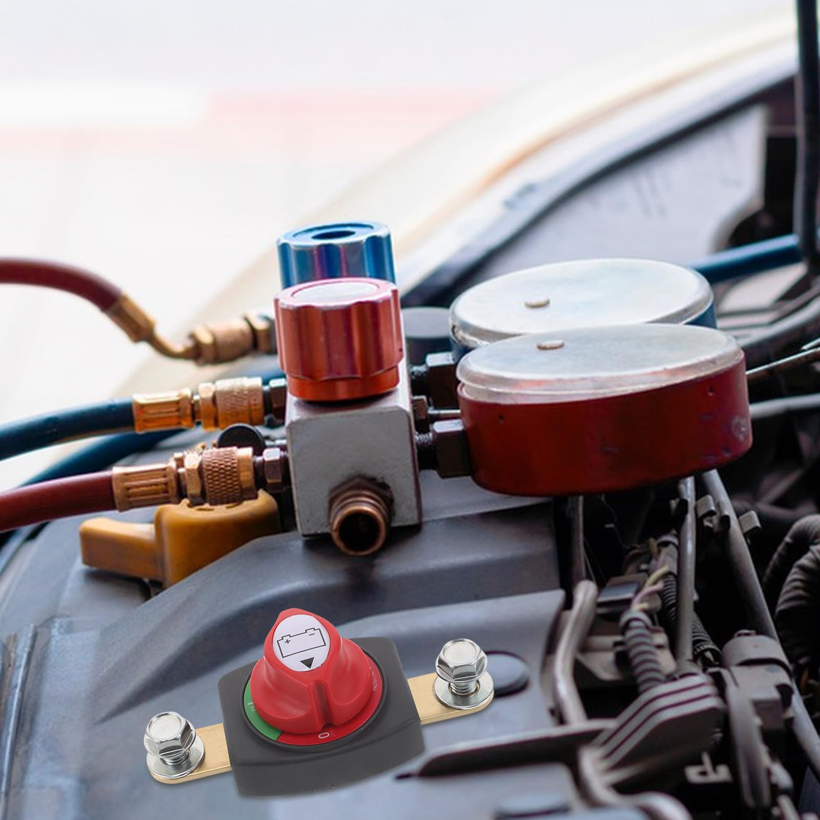Interruptor de Desconexión de Batería para Automóvil, Latón Abs