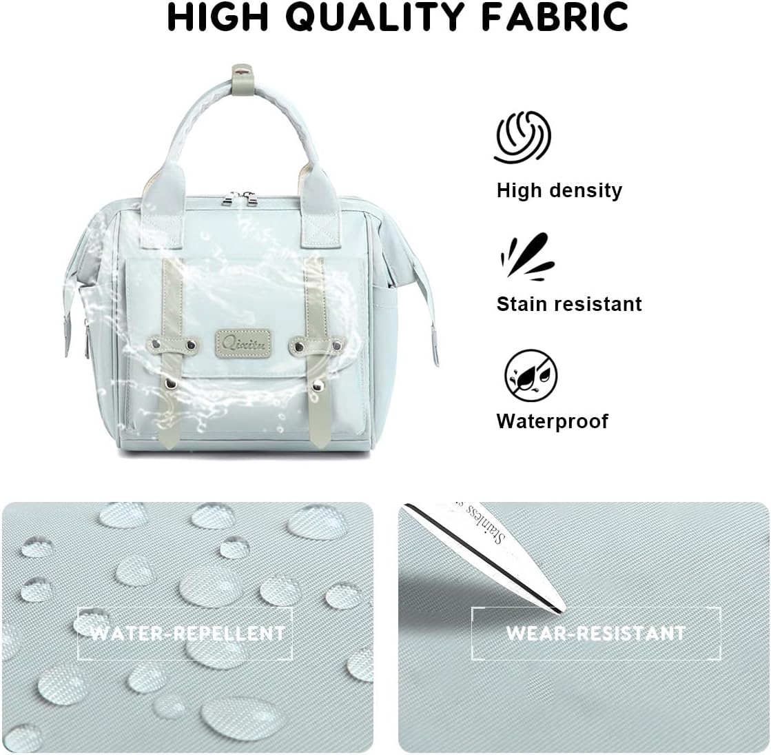 SONARIN Stylish Multifunctional Diaper Bag Tote,Portable Travel Nappy Changing Bags Convertible Mummy Shoulder Bag Backpack