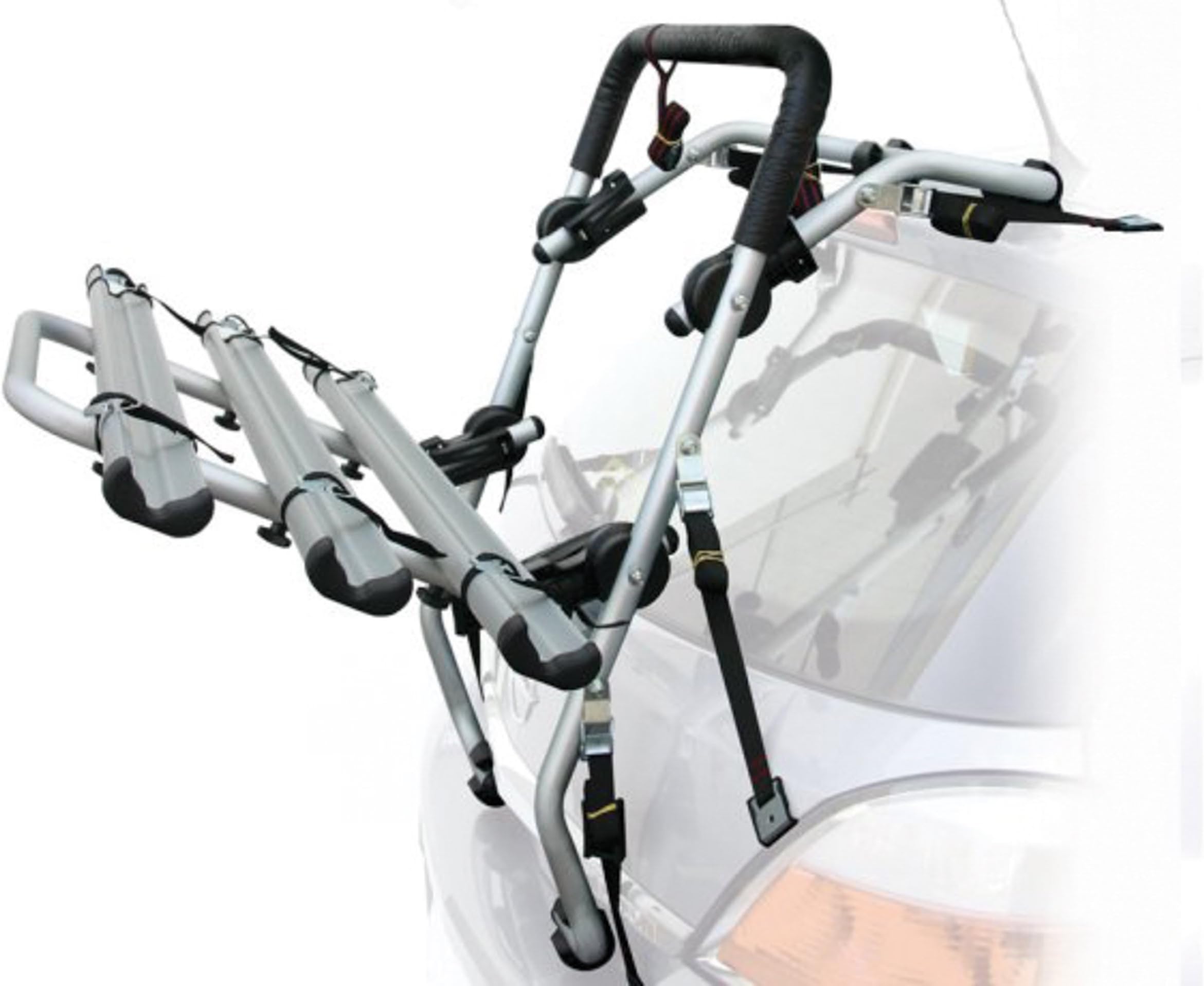 PERUZZO REAR CAR CYCLE RACK. PADUA 3 ALUMINUM BIKES