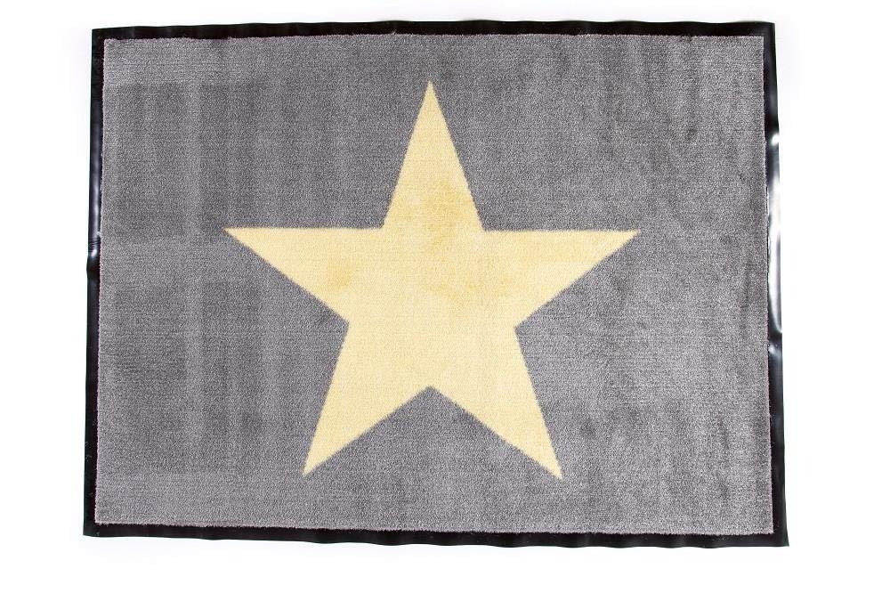 Decorative Coir Entrance Door Mat Star 75 cm x 45 cm