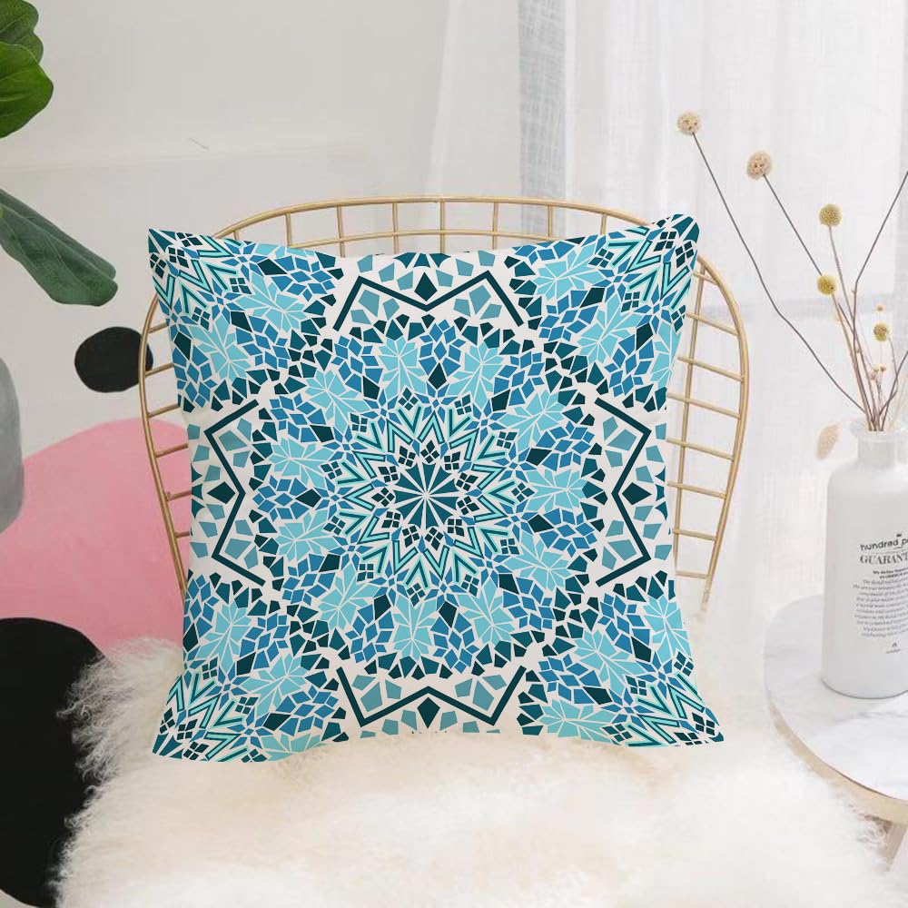 Hyosxw Moroccan,Moroccan Architecture Consists Of G - A3 Cushion Cover,Throw Pillow Case Home Decorative For Living Room Bedroom Sofa Chair 18X18 Inch,Moroccan,Moroccan Architecture Consists Of Geometrically Patterned Mosaic And S,Pillowcase 45X45cm