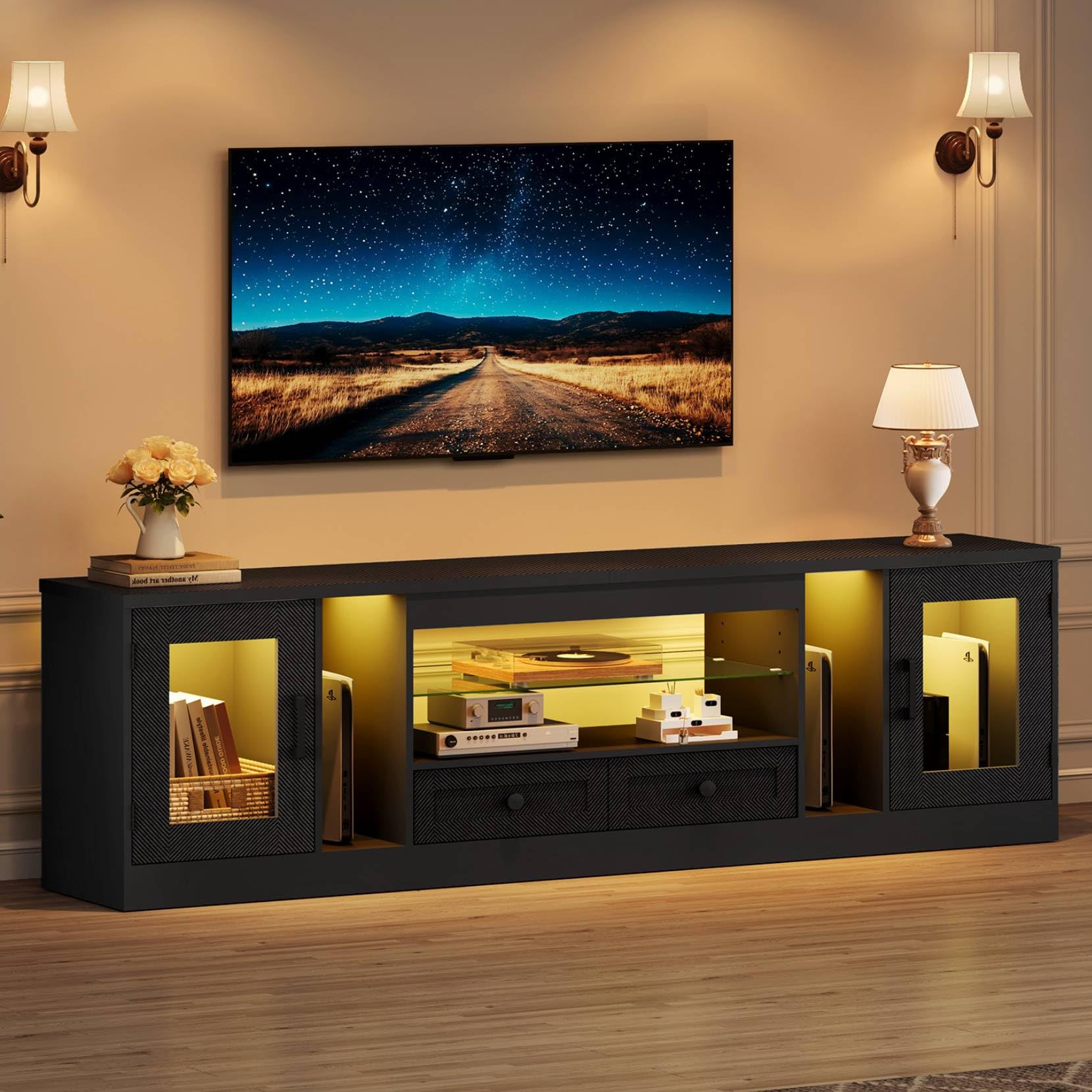 Concho 180 CM LED TV Stand Cabinet for 55/60/65 Inch TVs