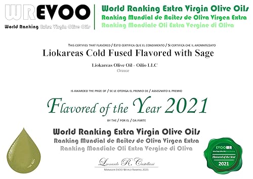 Miniatura 3 de Aceite de salvia – Aceite de oliva virgen extra griego prensado con salvia fresca – Sin OGM – Sin gluten – Paleo – Keto – Fuente única – Prensado en