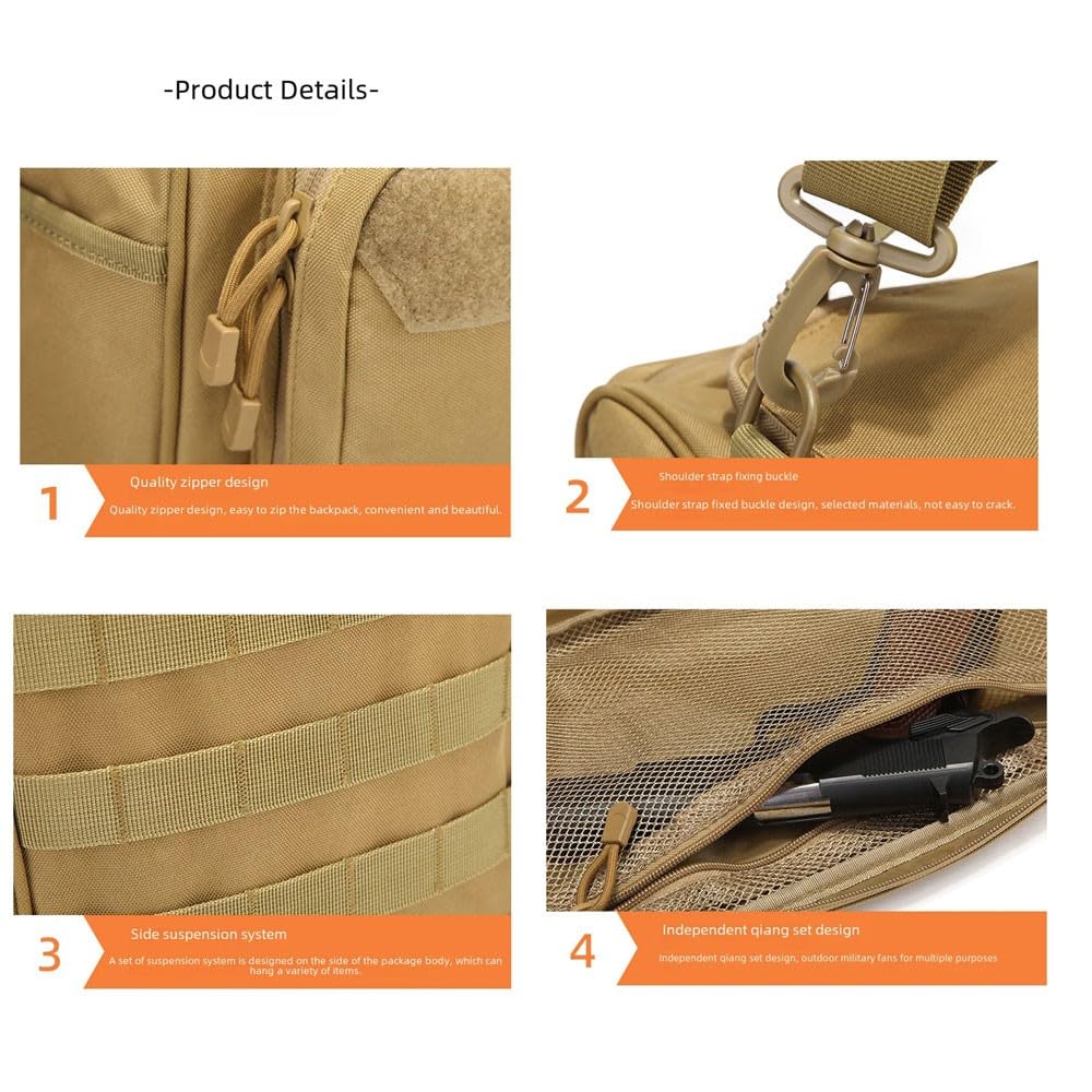 Bolso Tactico Policial, Bolsa De Almacenamiento Al Aire Libre, Bolsa De Camping, Bolsa De Pesca, Caja De Pesca, Bolsa Tactica，Maletines Organizadores para Munición C