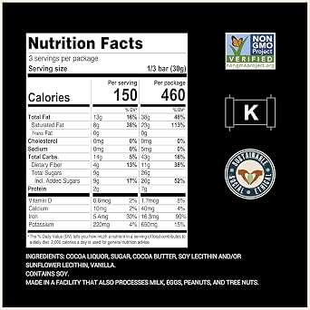 Chocolove Strong Dark Chocolate Bars | 70% Cocoa | Strong & Smooth Premium Dark Chocolate | Rainforest Alliance Certified, Non-GMO, 3.2 oz Bar (12 Pack)