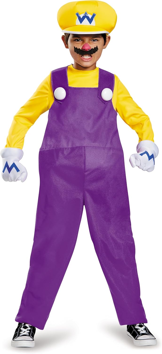 Disguise Wario Deluxe Super Mario Bros. Nintendo Costume