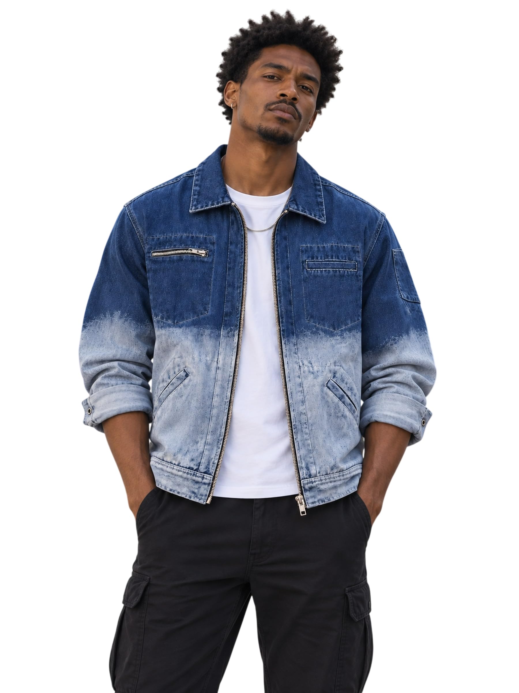 Buy VOXATI Men's Denim Jacket_kjt8222sp201-m_Blue_M at Amazon.in
