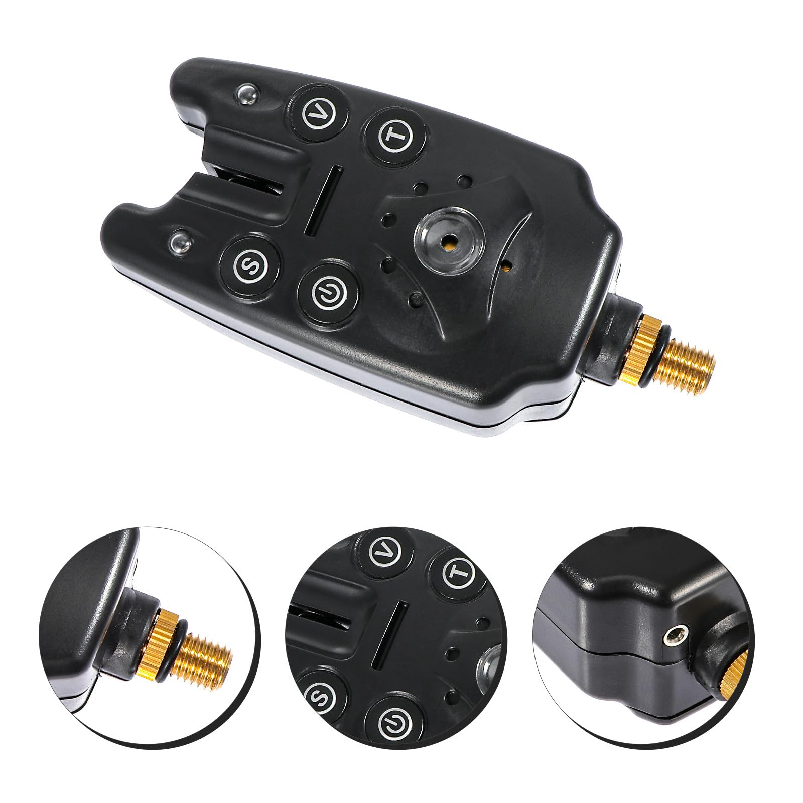 Accesorio Electrónico de Pesca Alarma Ligera y Portátil para Pesca Nocturna Material Plástico y Diseño Compacto para Cañas de Pescar