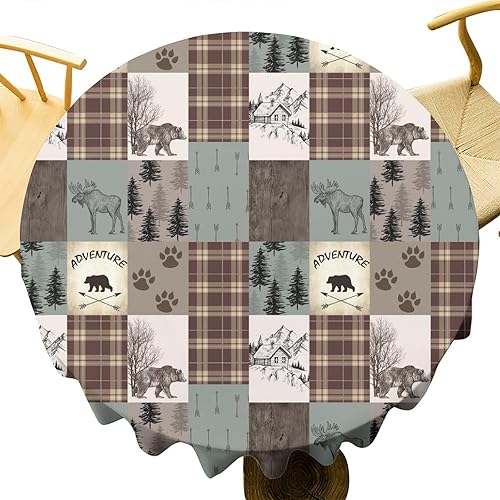 Miniatura 30 de Mantel floral retro de los años 70, decoración de fiesta de cumpleaños, mantel de plástico lavable para comedor, cocina, decoración de fiesta de