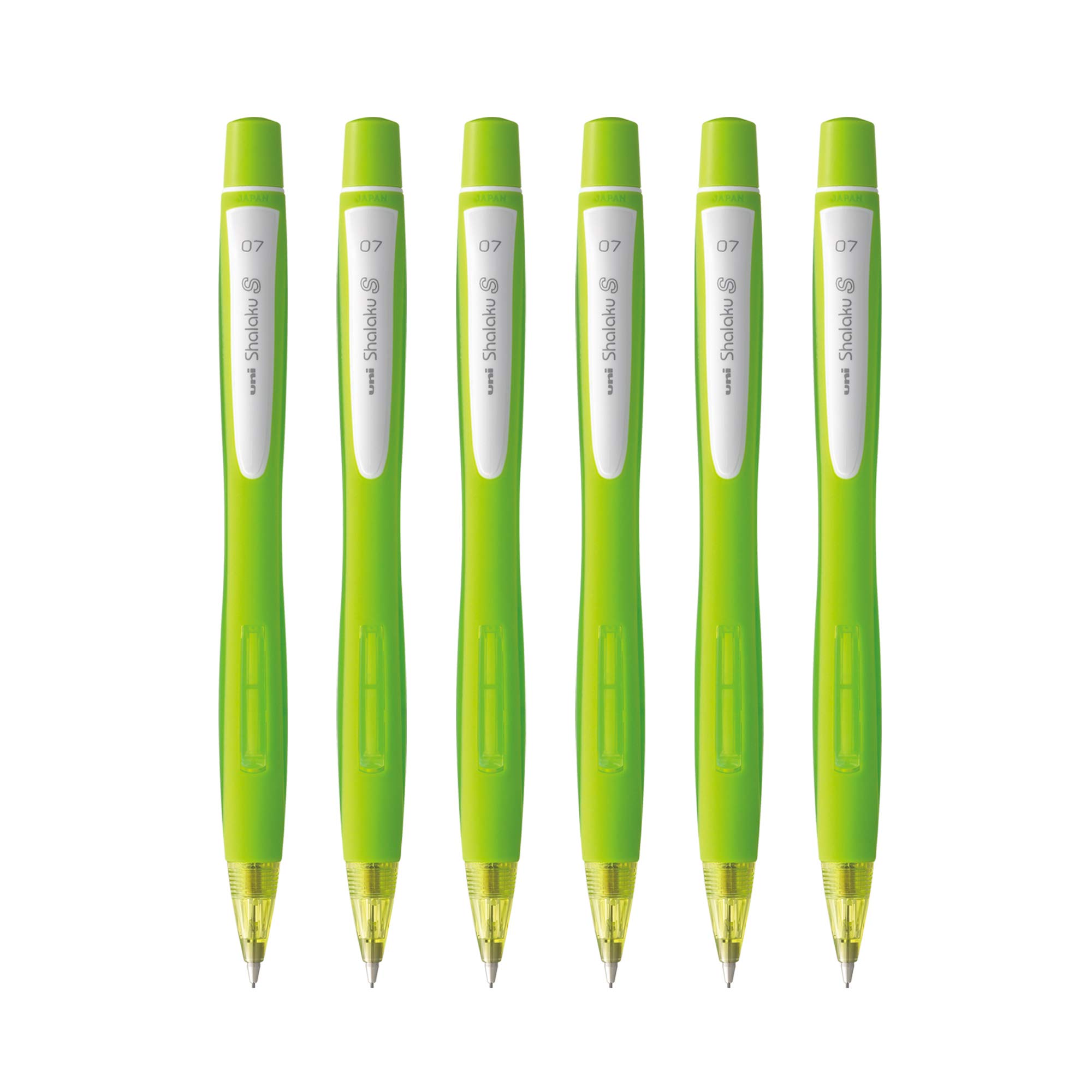 UNI-BALL Shalaku M7-228 0.7mm Mechanical Pencil | Pack of 6 -Body Color May Vary
