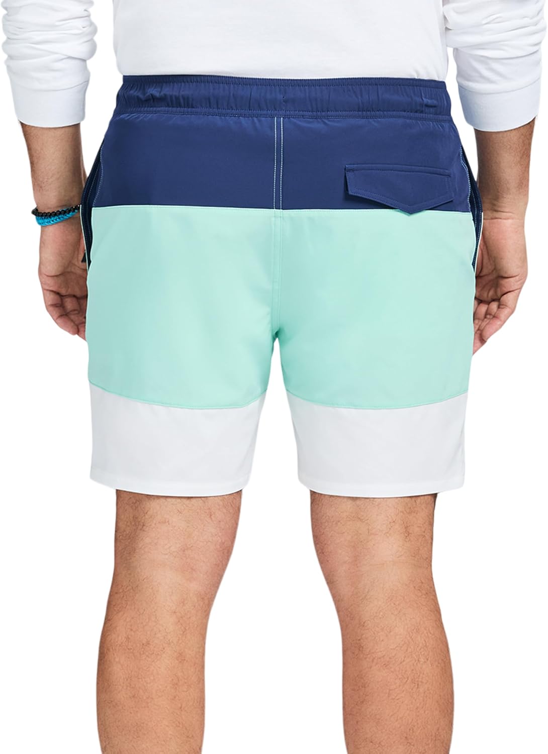 Izod Mens Swim Trunks with Comfort Liner Saltwater Performance Upf50 Stretch Swimsuit 6" Inseam - Image 3
