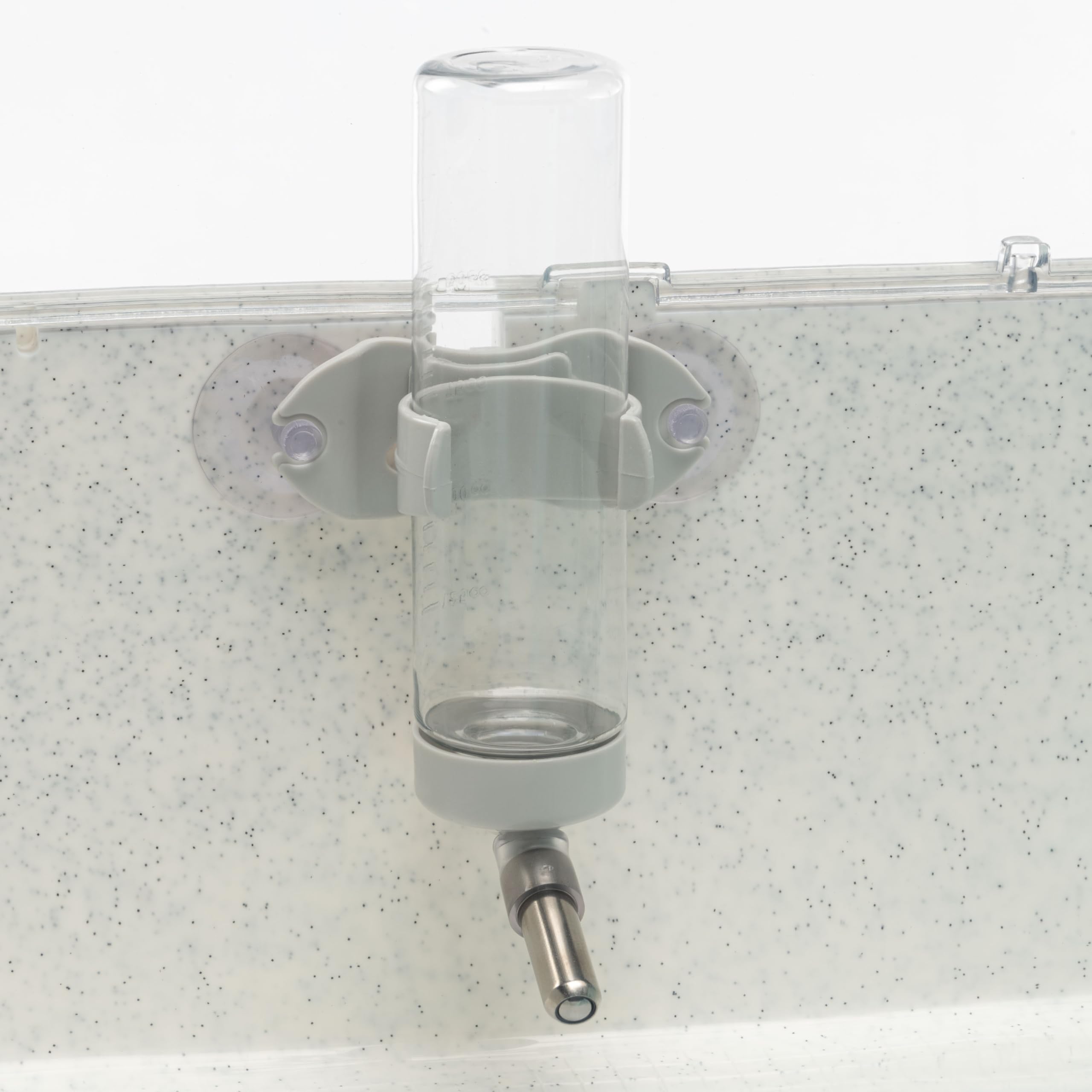 Ferplast Duna Hamster, Gabbia per Criceti e Topolini, Habitat Modulare con Ruota, Nido, Beverino e Ripiano, Coperchio Trasparente, 71 x 46 x h 31 cm