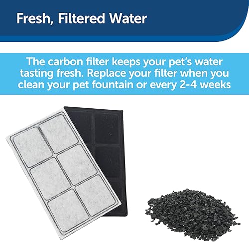 Miniatura 4 de PetSafe Drinkwell Platinum o fuente de agua de 1 galón para mascotas  Fuente para beber para gatos y perros pequeños a medianos Platinum