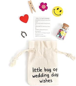 Cute Wedding Day Gifts for Bride From Best Friend, Bride Gifts, Wedding Card,Wedding Blessing Souvenirs, Beautiful Souvenirs for Honeymooner on Their Wedding Day.