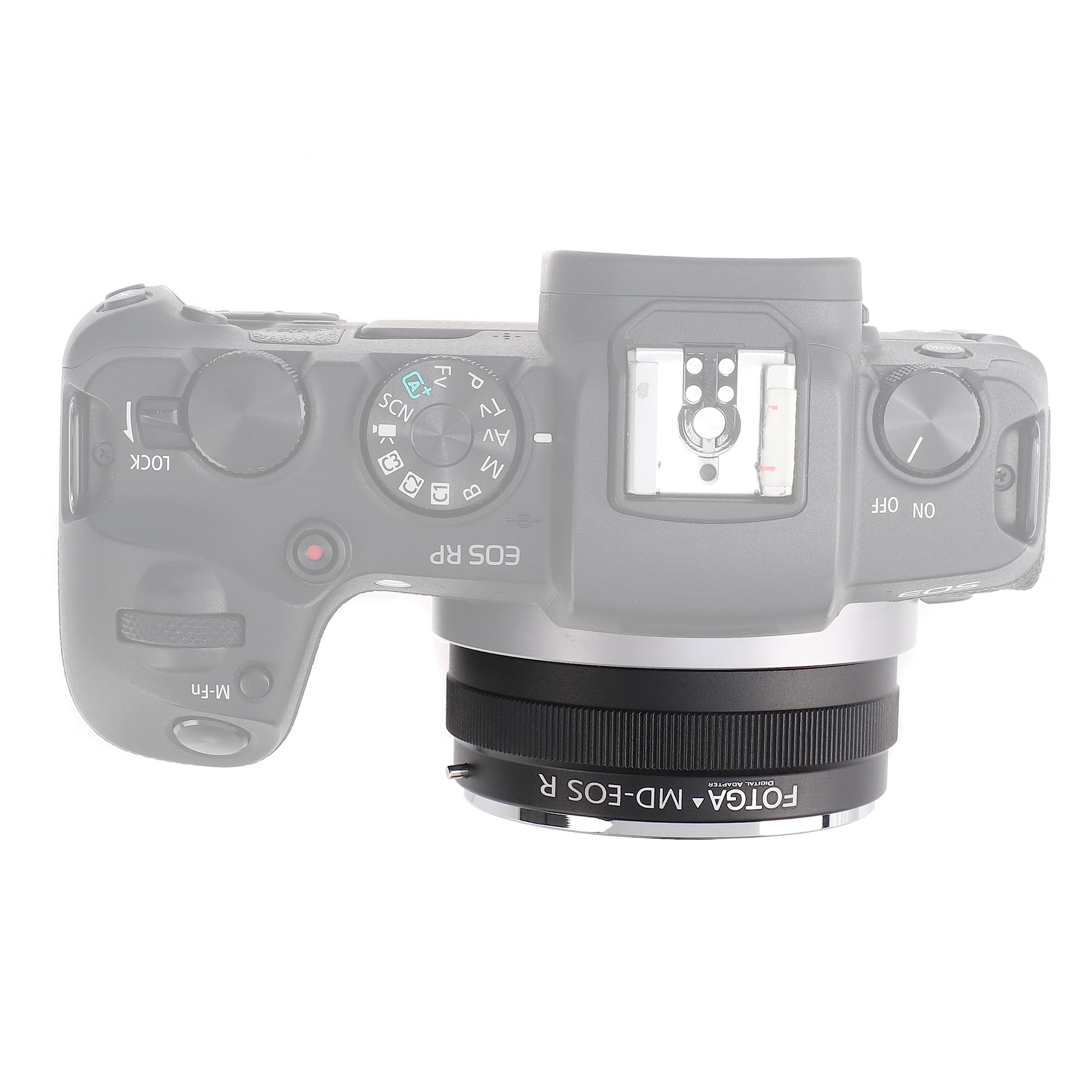 FOTGA MD-EOSR - Adattatore convertitore ad anello per obiettivo Minolta MD, compatibile con Canon EOS R R3 R5 R5C R6 Mark II R7 R8 R10 R50 R100 RP EOSR